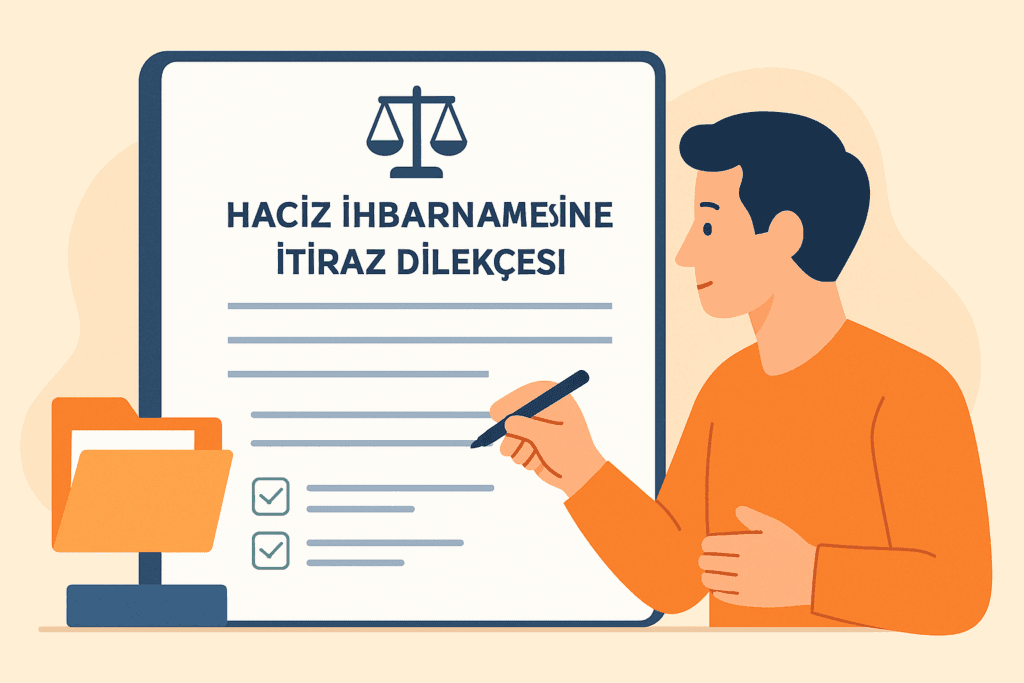 Haciz ihbarnamesine itiraz dilekçesi hazırlama görseli
